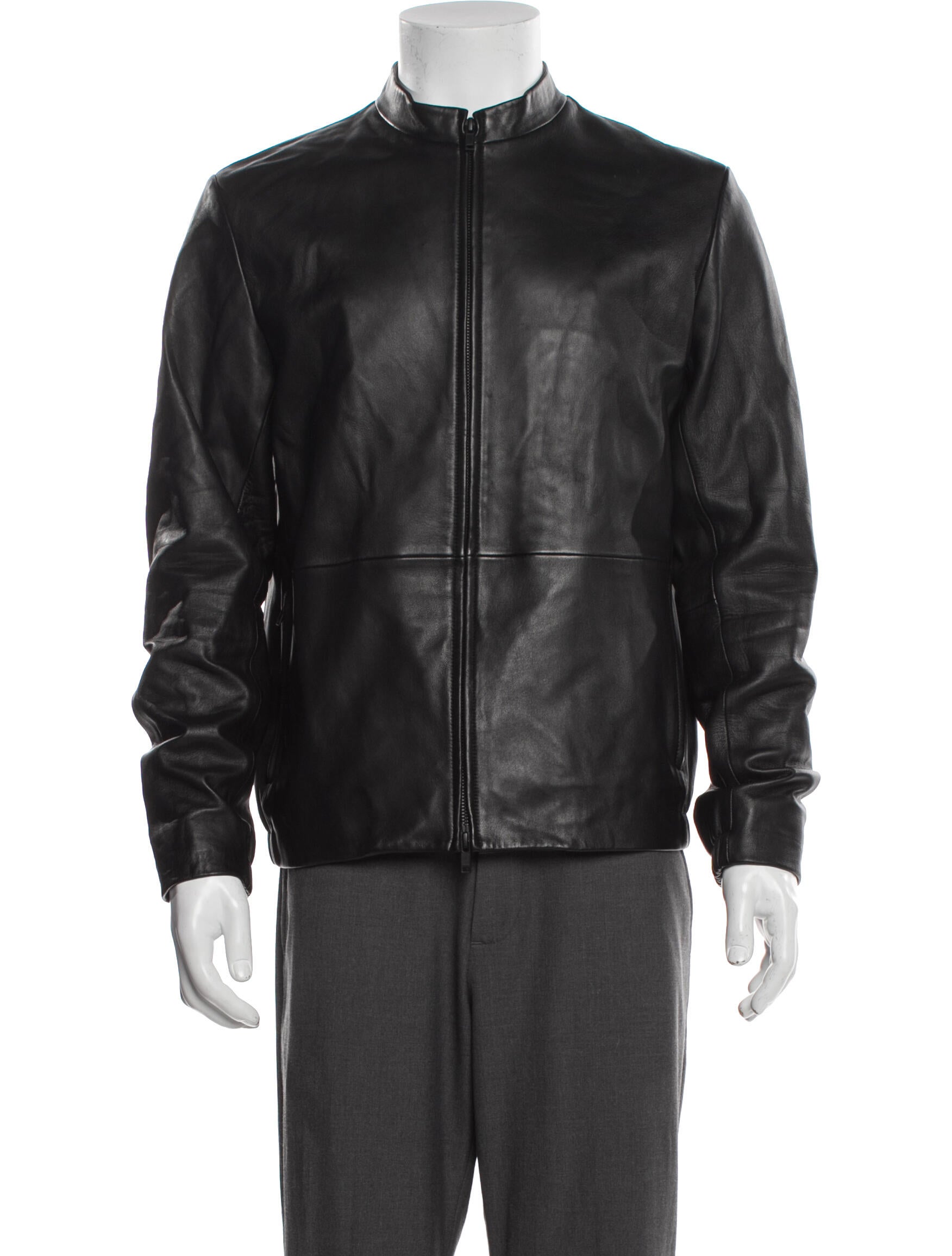 Theory Lamb Leather Moto Jacket