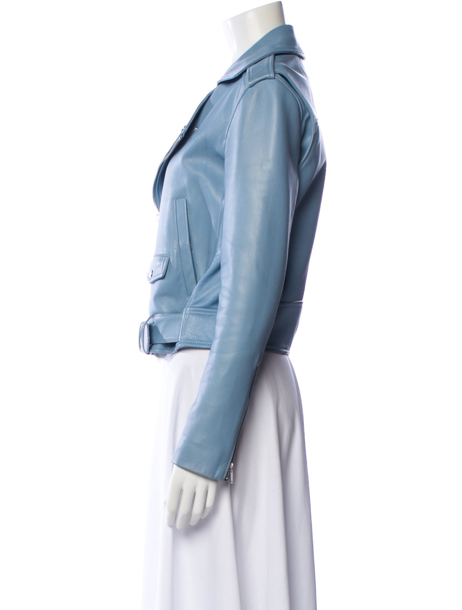 Theory Lamb Leather Biker Jacket