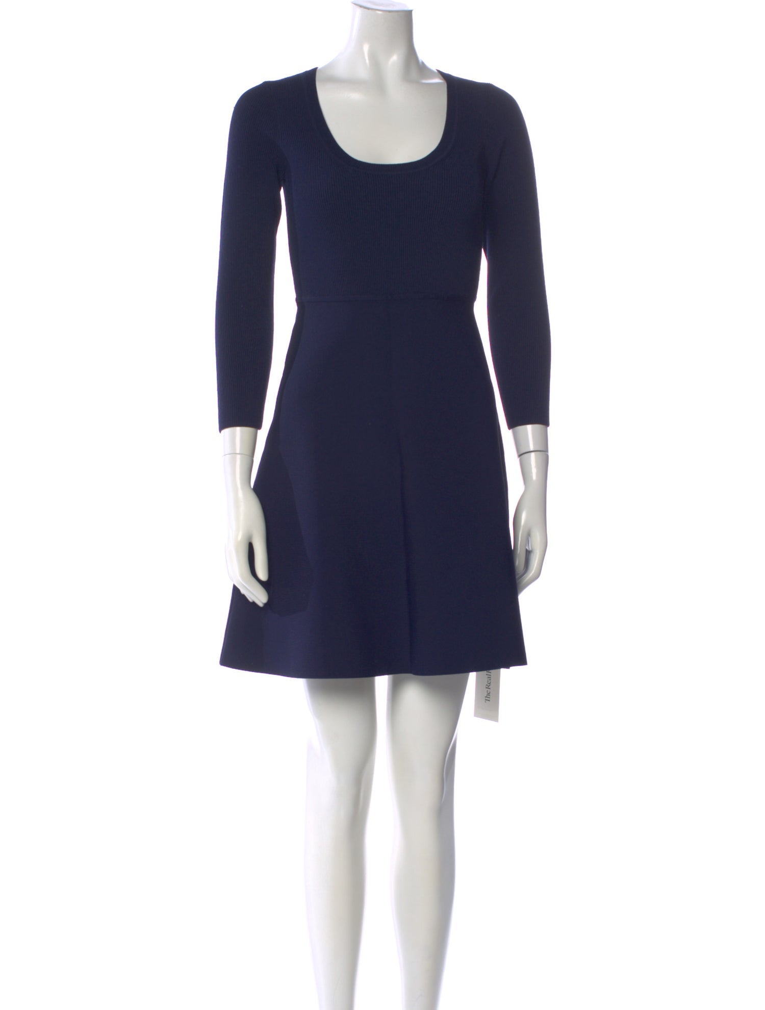 Theory Scoop Neck Mini Dress