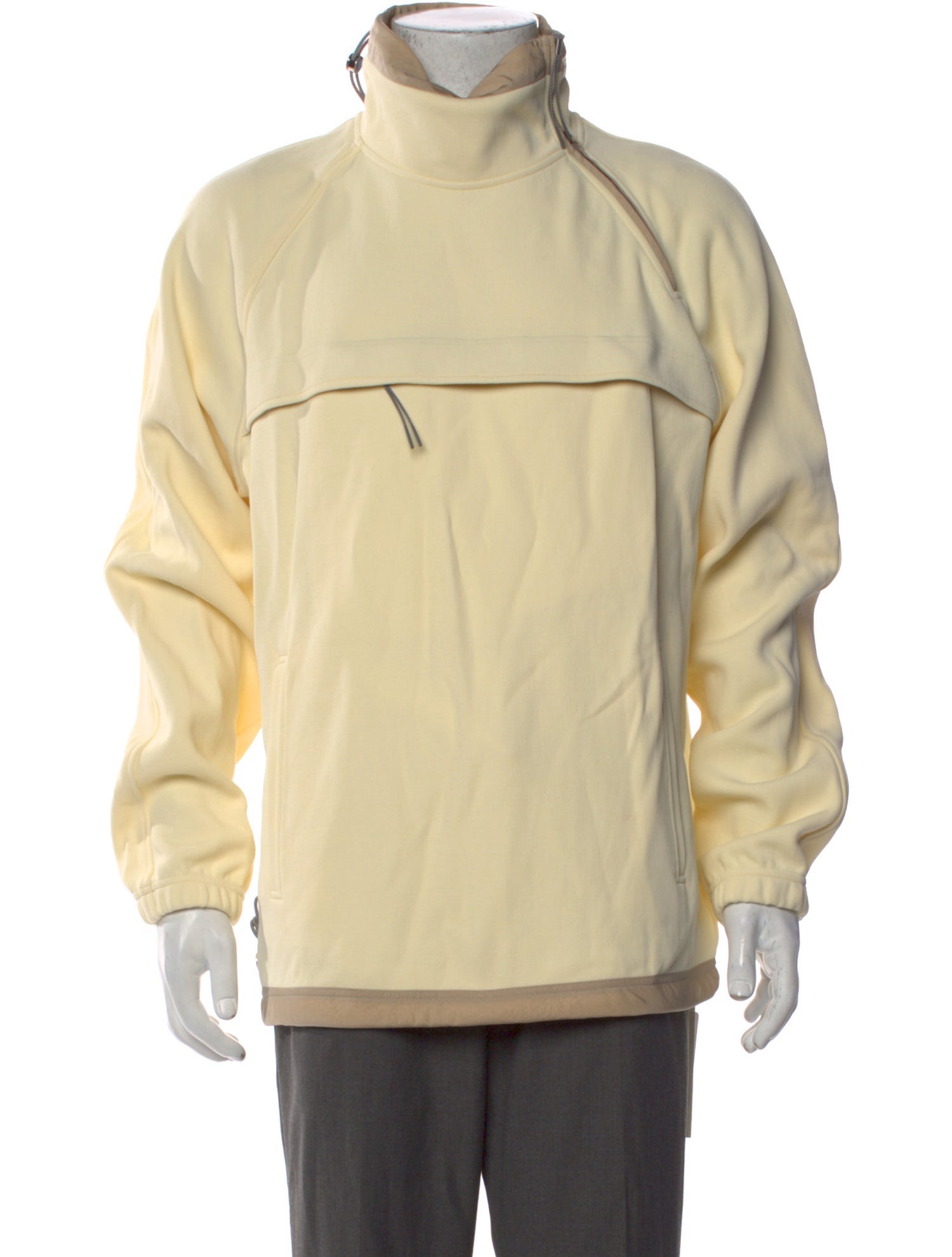 Theory Mock Neck Long Sleeve Sweatshirt