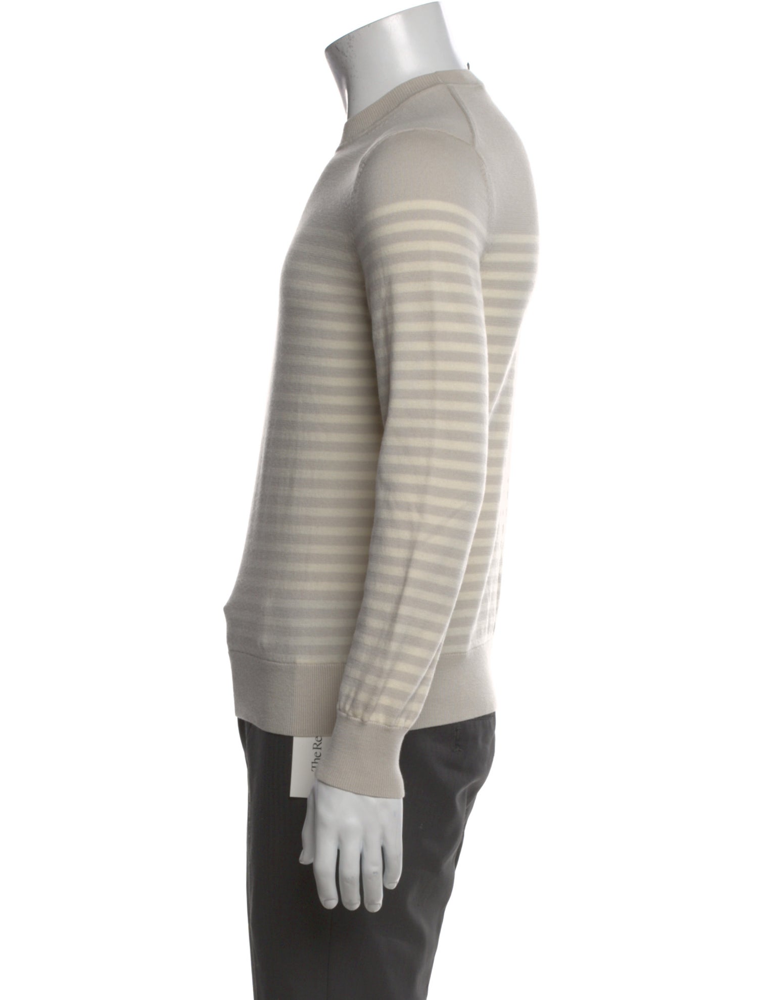 Theory Merino Wool Striped Pullover