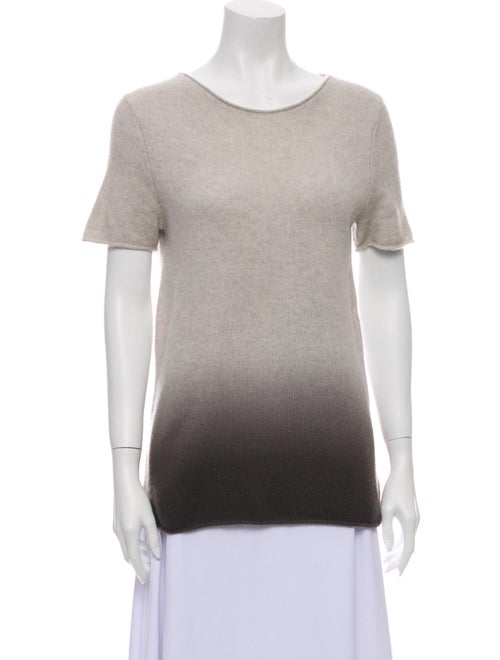Theory Cashmere Tie-Dye Print Sweater