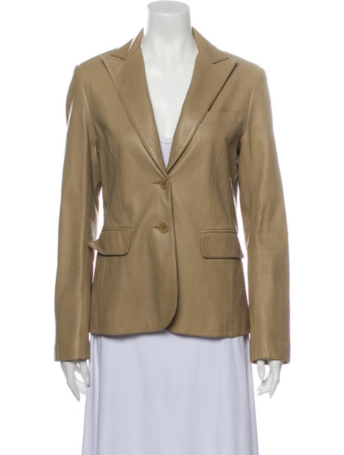 Theory Leather Blazer