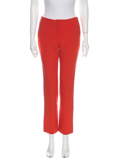 Theory Straight Leg Pants Orange