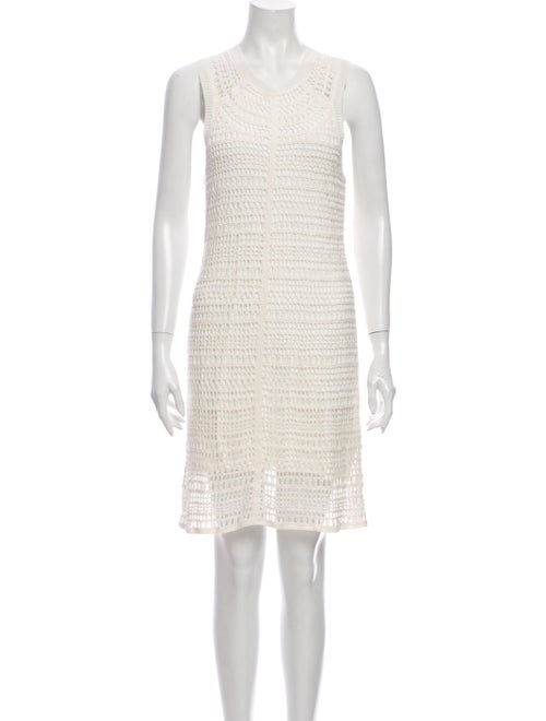 Theory Linen Mini Dress White