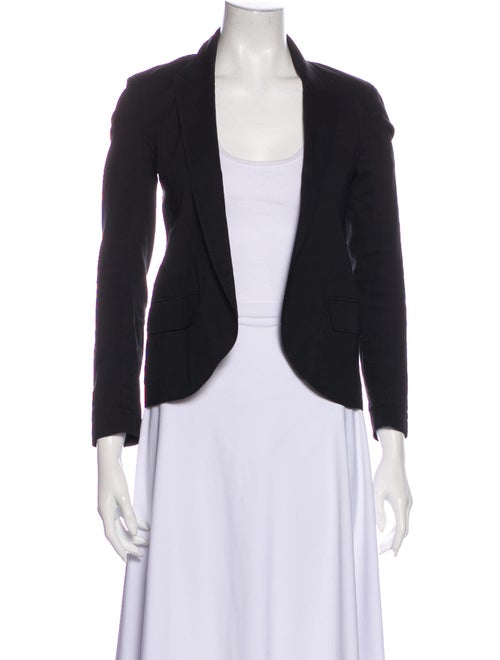 Theory Linen Blazer Black