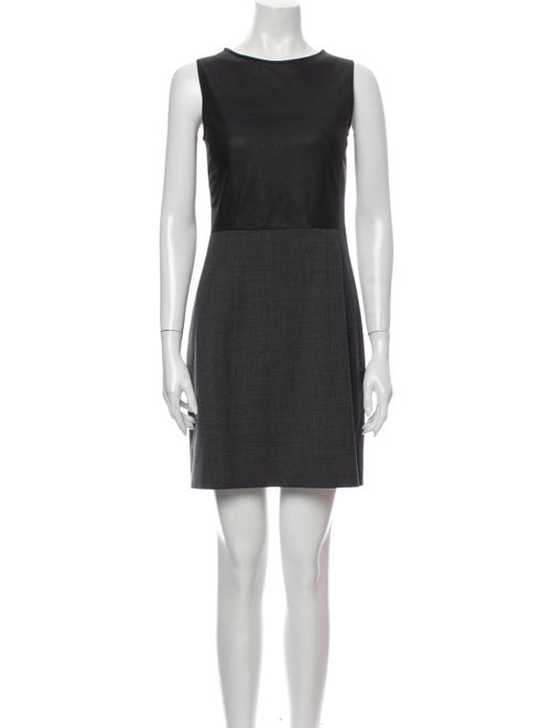 Theory Virgin Wool Mini Dress Wool