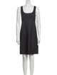 Theory Scoop Neck Mini Dress
