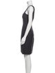 Theory Scoop Neck Mini Dress