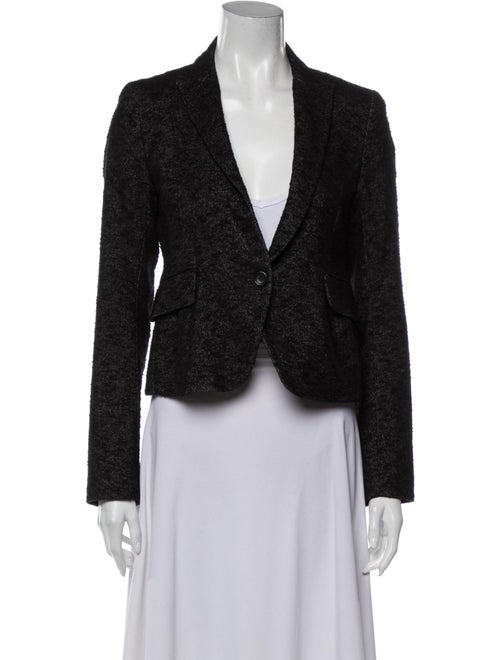Theory Tweed Pattern Blazer Grey