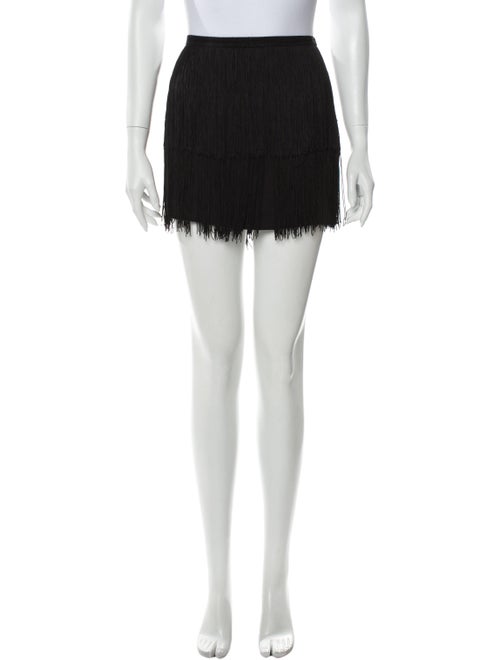 Theory Silk Mini Skirt Black
