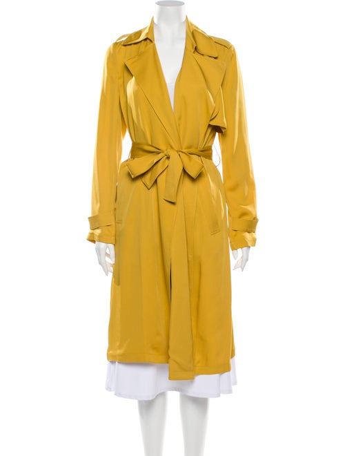 Theory Silk Utility Jacket Yellow