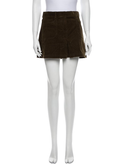 Theory Mini Skirt Green