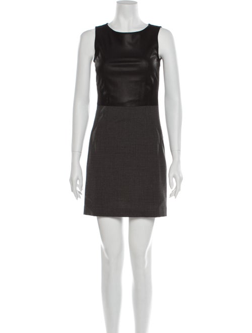 Theory Virgin Wool Mini Dress Wool