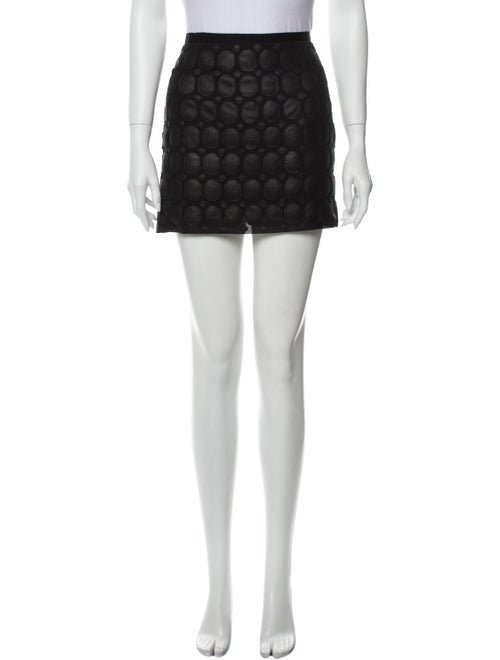 Theory Silk Mini Skirt Black