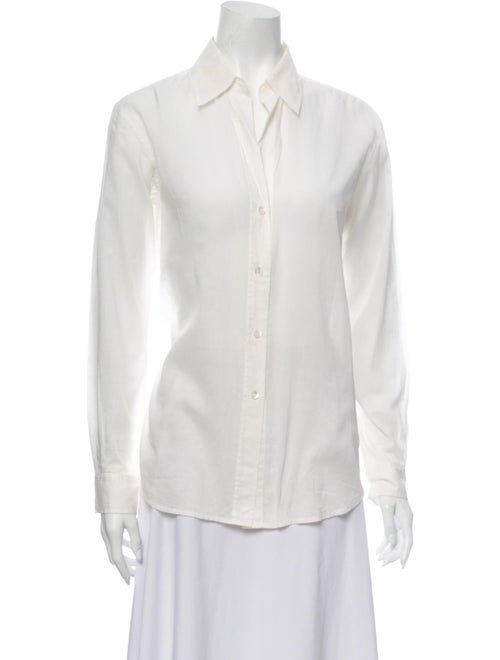 Theory Long Sleeve Button-Up Top