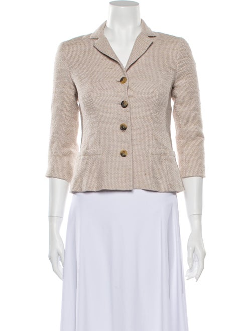 Theory Silk Tweed Pattern Blazer