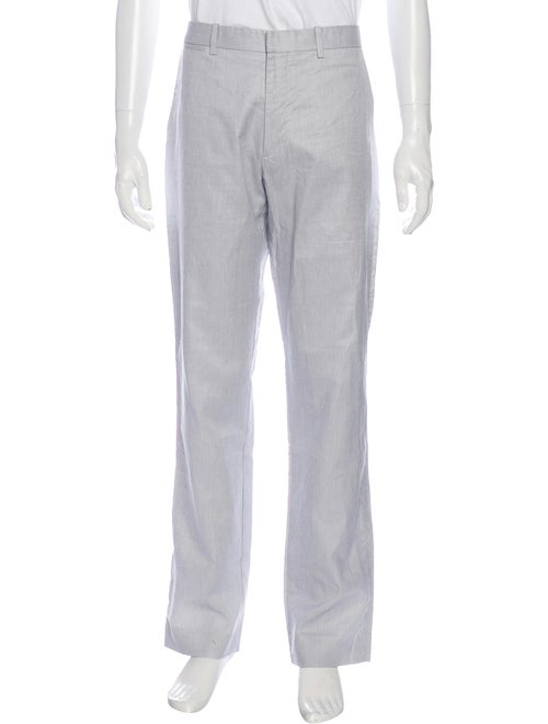 Theory Striped Chinos Blue