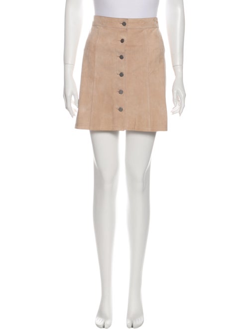 Theory Suede Mini Skirt