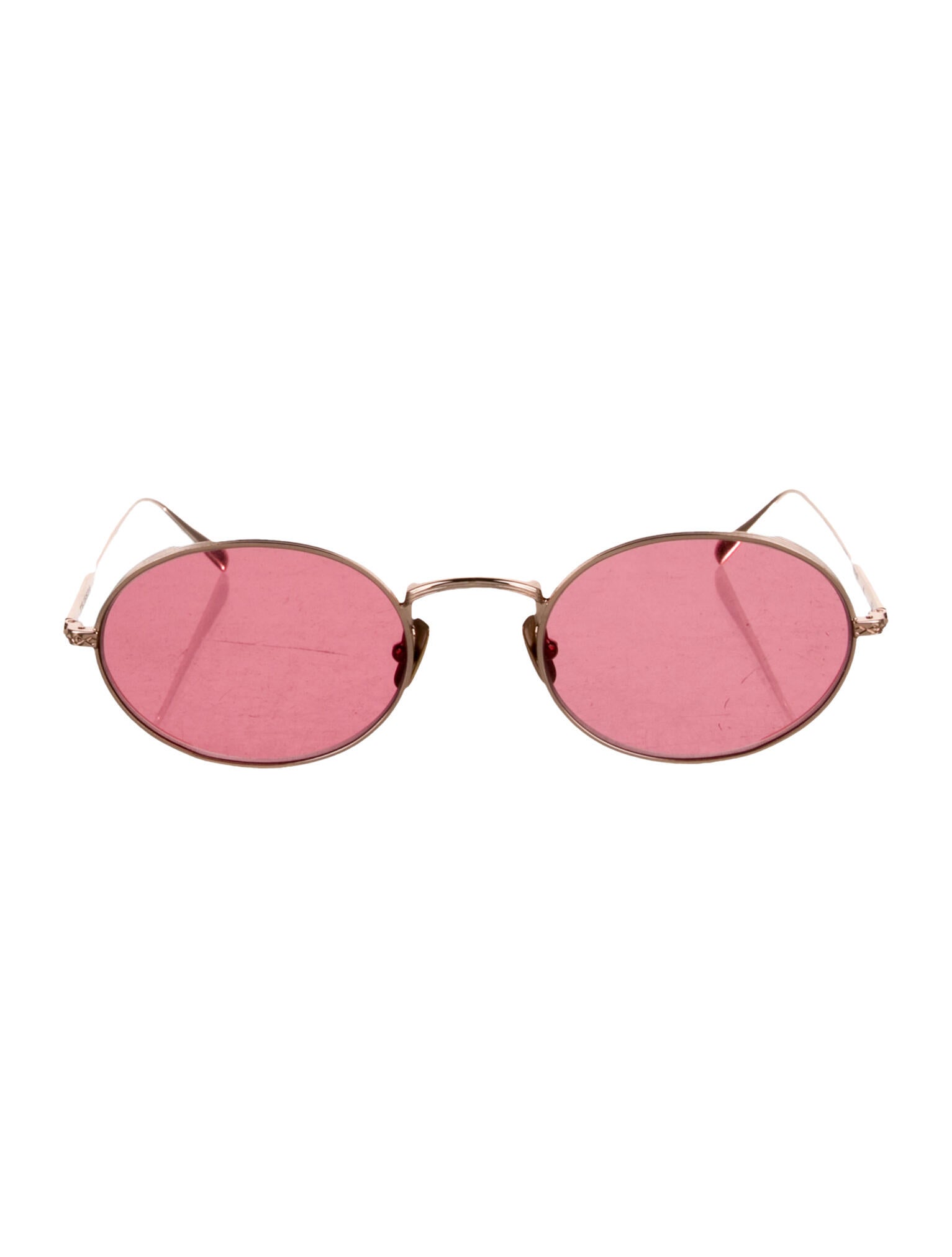 Tejesta Cade Rose Round Sunglasses
