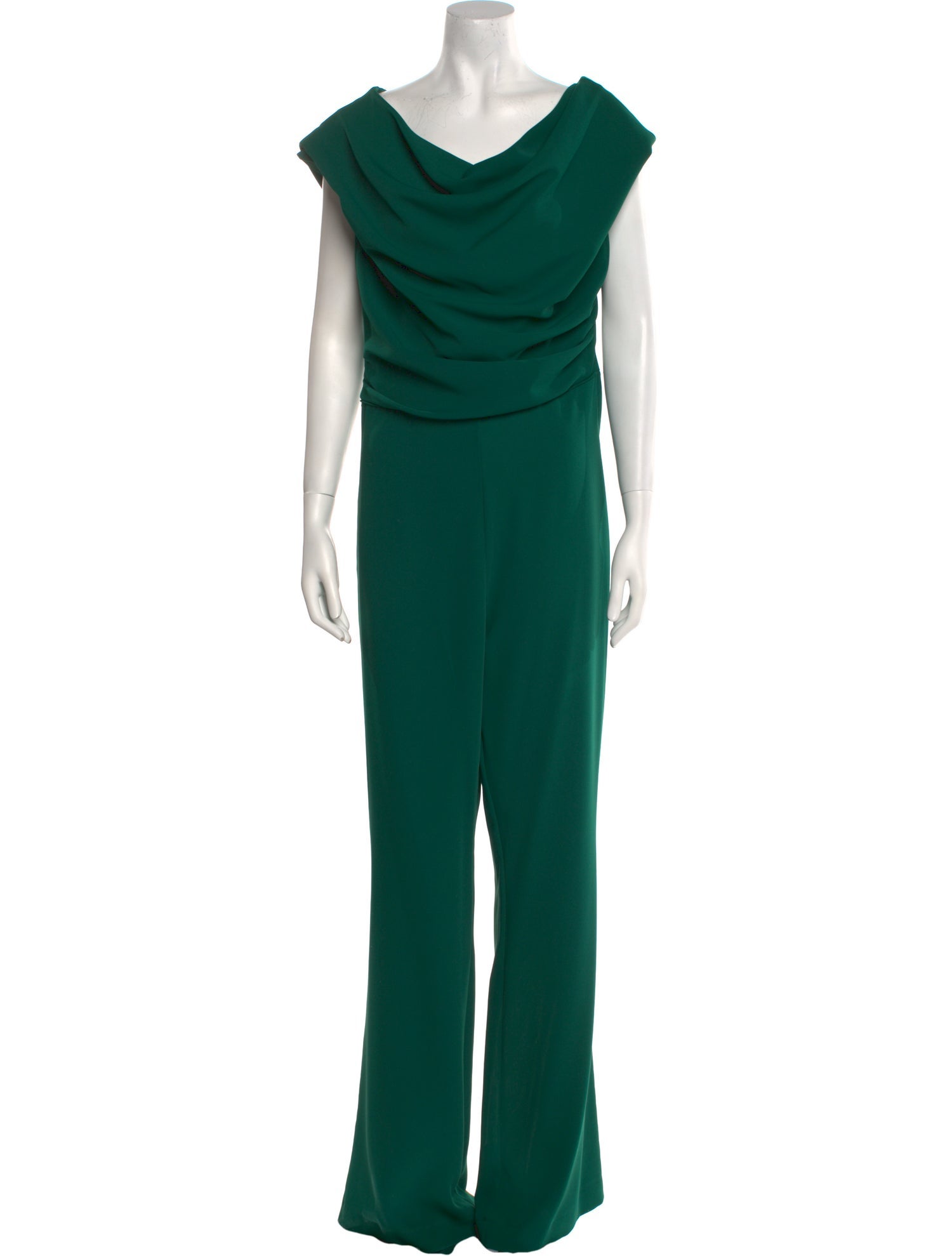 Tarik Ediz Cowl Neck Jumpsuit w/ Tags