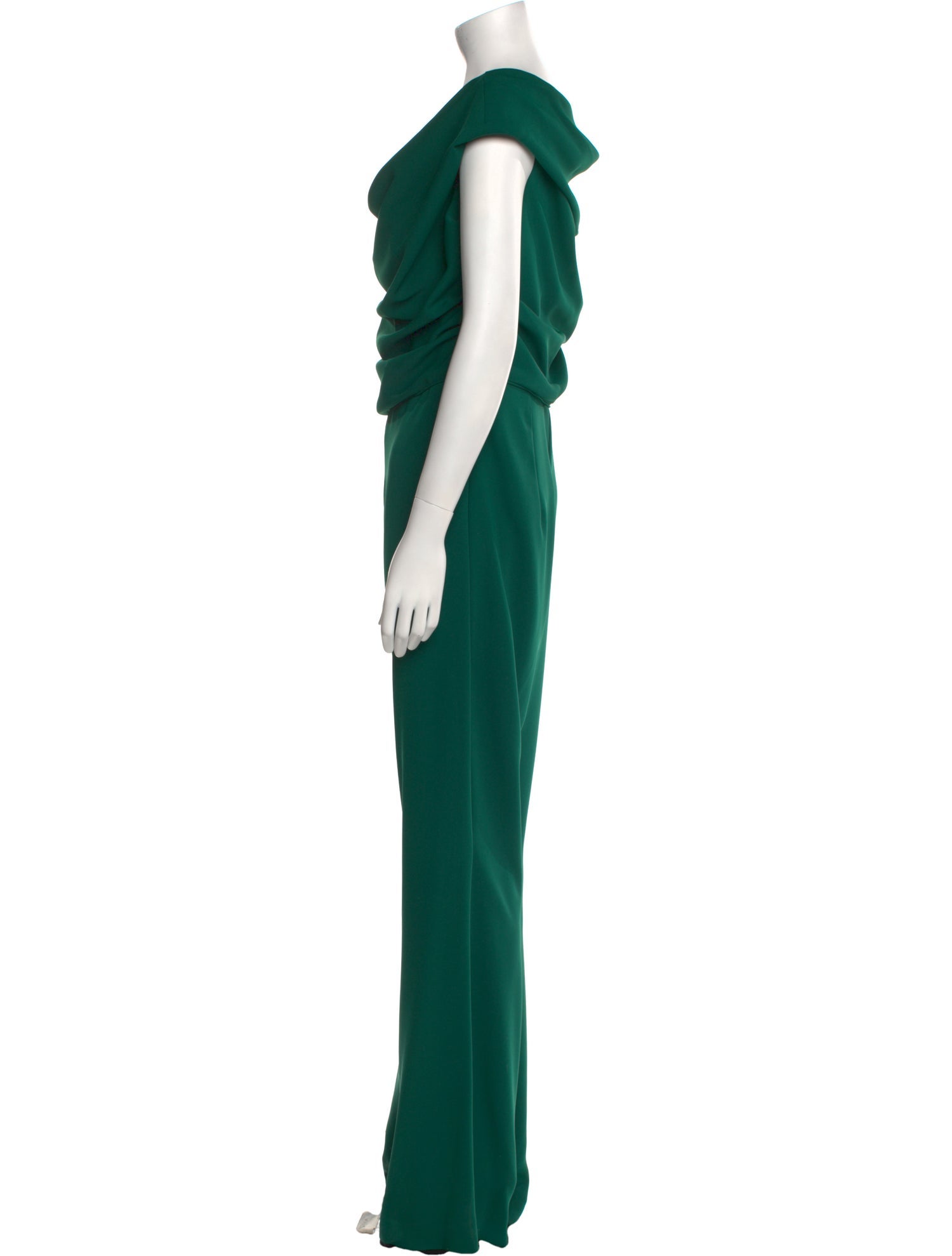 Tarik Ediz Cowl Neck Jumpsuit w/ Tags