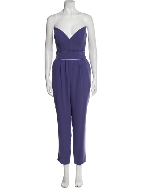 Tarik Ediz Strapless Jumpsuit