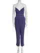 Tarik Ediz Strapless Jumpsuit
