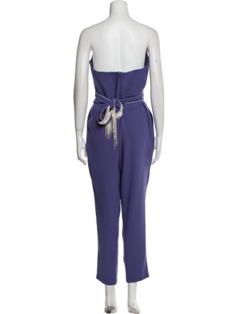 Tarik Ediz Strapless Jumpsuit