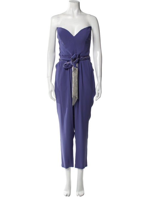 Tarik Ediz Strapless Jumpsuit