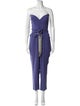Tarik Ediz Strapless Jumpsuit