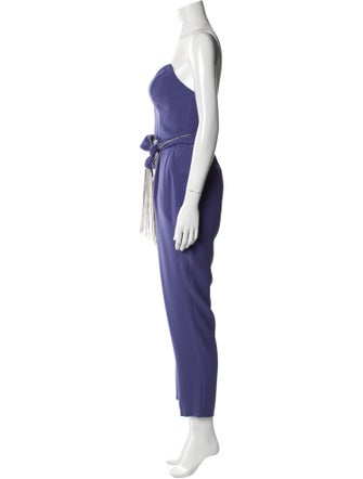 Tarik Ediz Strapless Jumpsuit