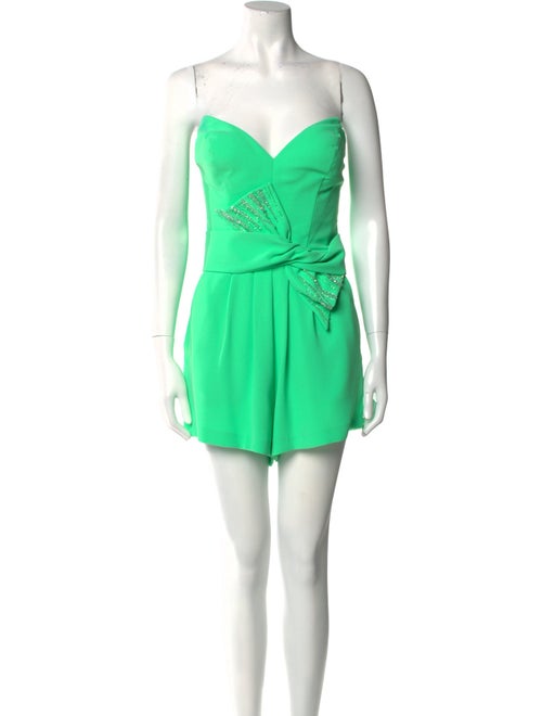 Tarik Ediz Strapless Romper