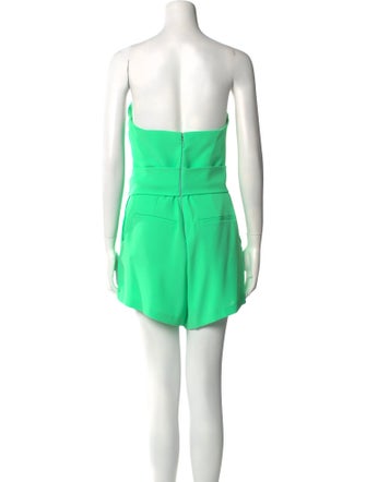 Tarik Ediz Strapless Romper