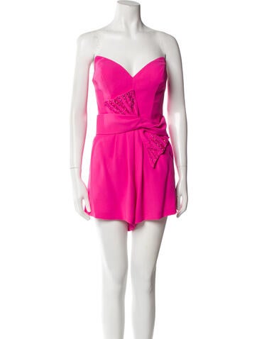 Tarik Ediz Jumpsuits and Rompers Strapless Romper IT 44; US 8 | M