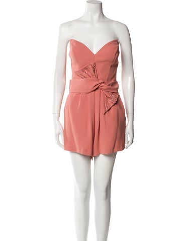 Tarik Ediz Jumpsuits and Rompers Strapless Romper IT 44; US 8 | M