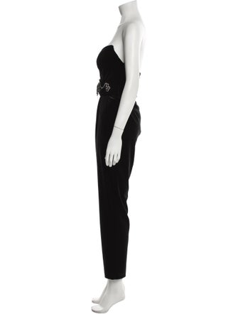 Tarik Ediz Strapless Jumpsuit