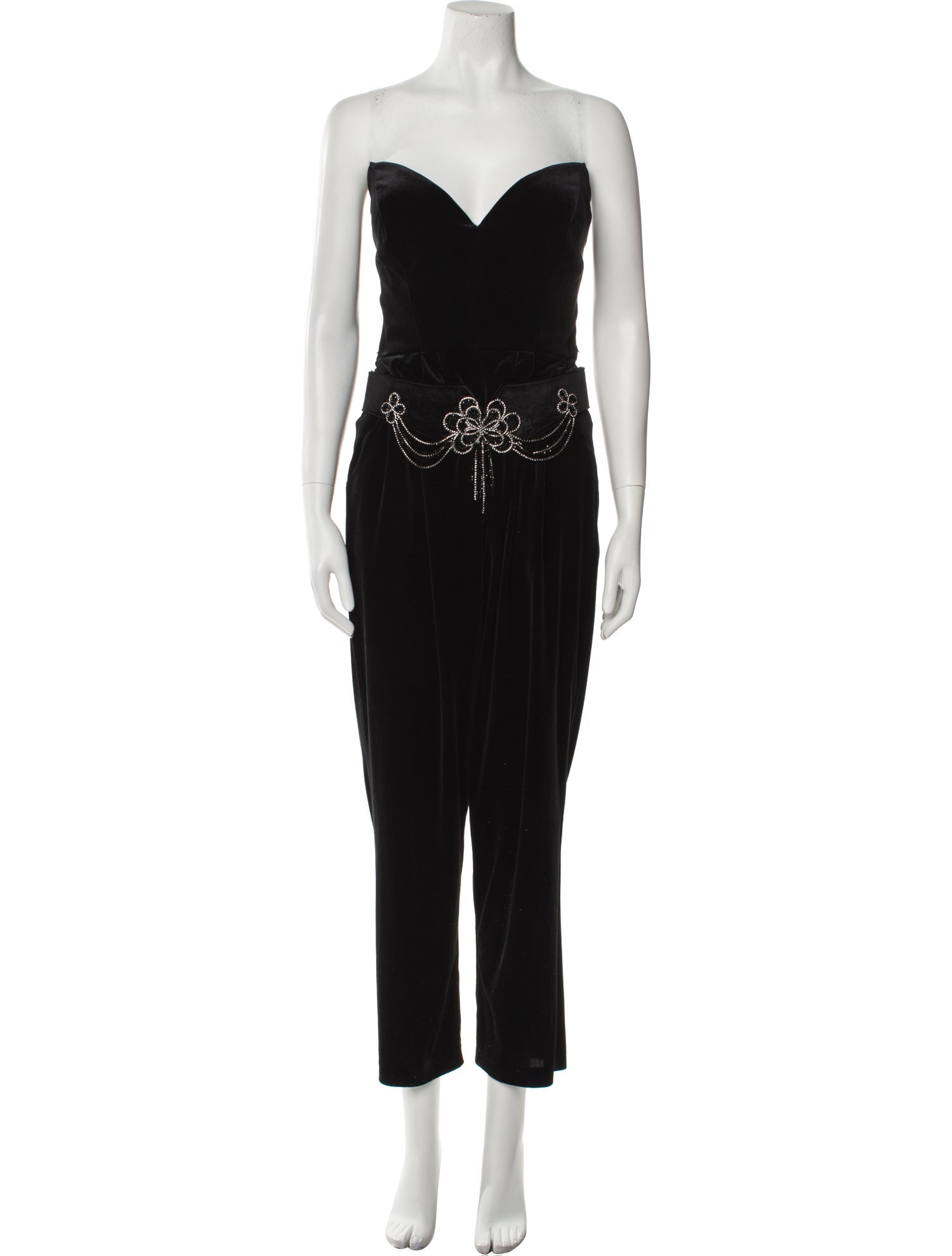 Tarik Ediz Strapless Jumpsuit