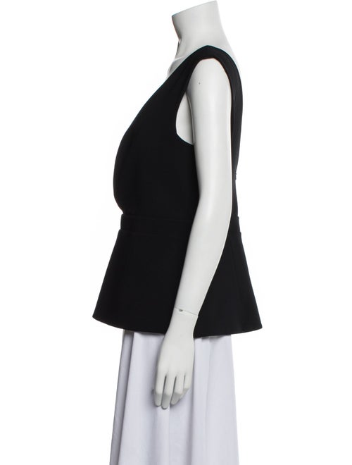 Tarik Ediz V-Neck Sleeveless Top