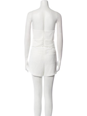 Tarik Ediz Strapless Romper