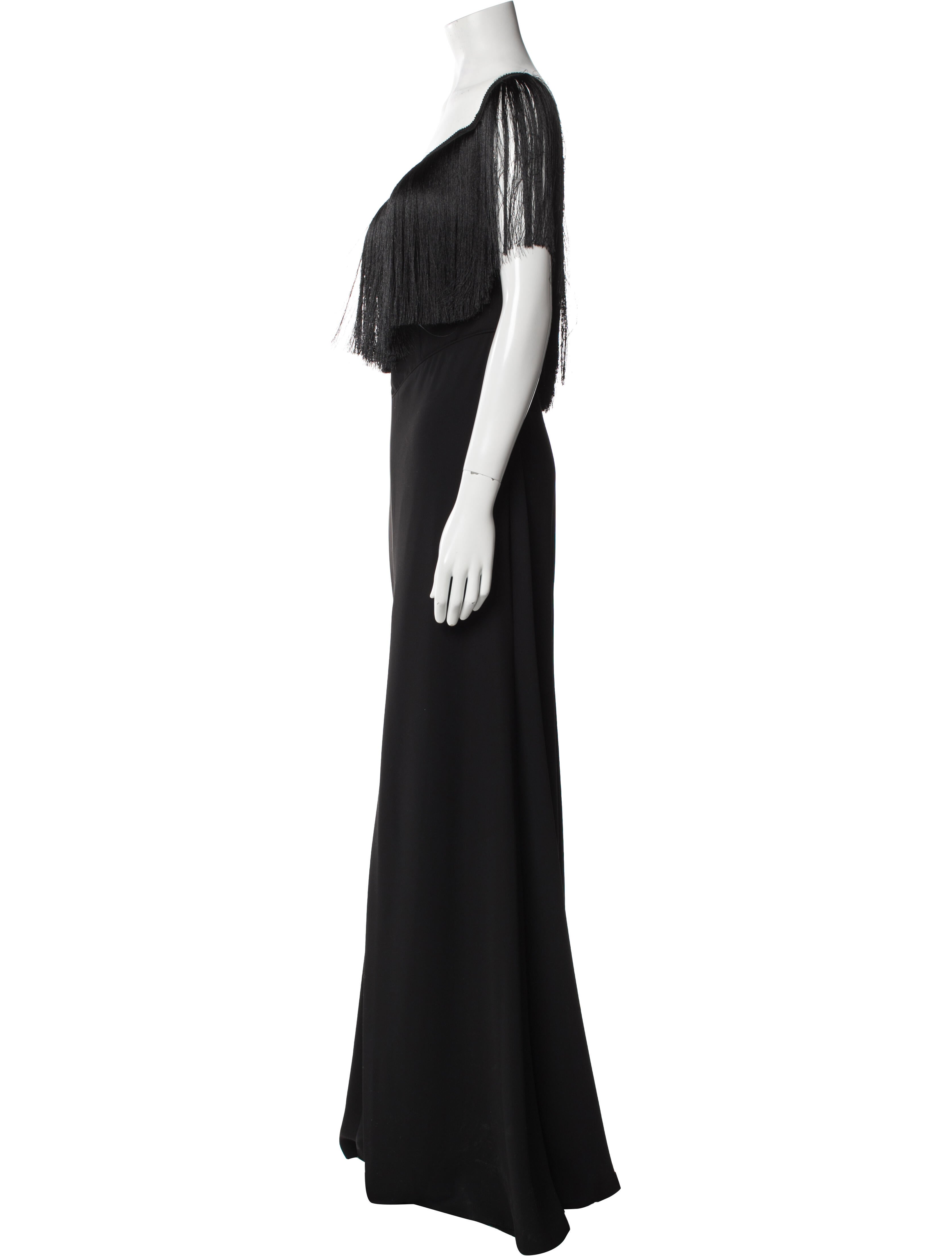 Tarik Ediz Off-The-Shoulder Long Dress w/ Tags