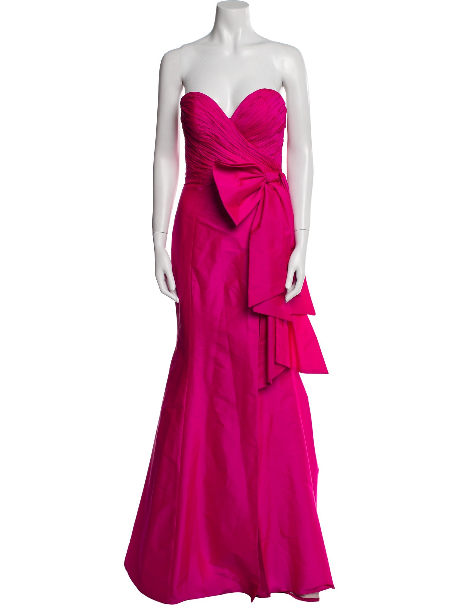 Tarik Ediz Strapless Long Dress
