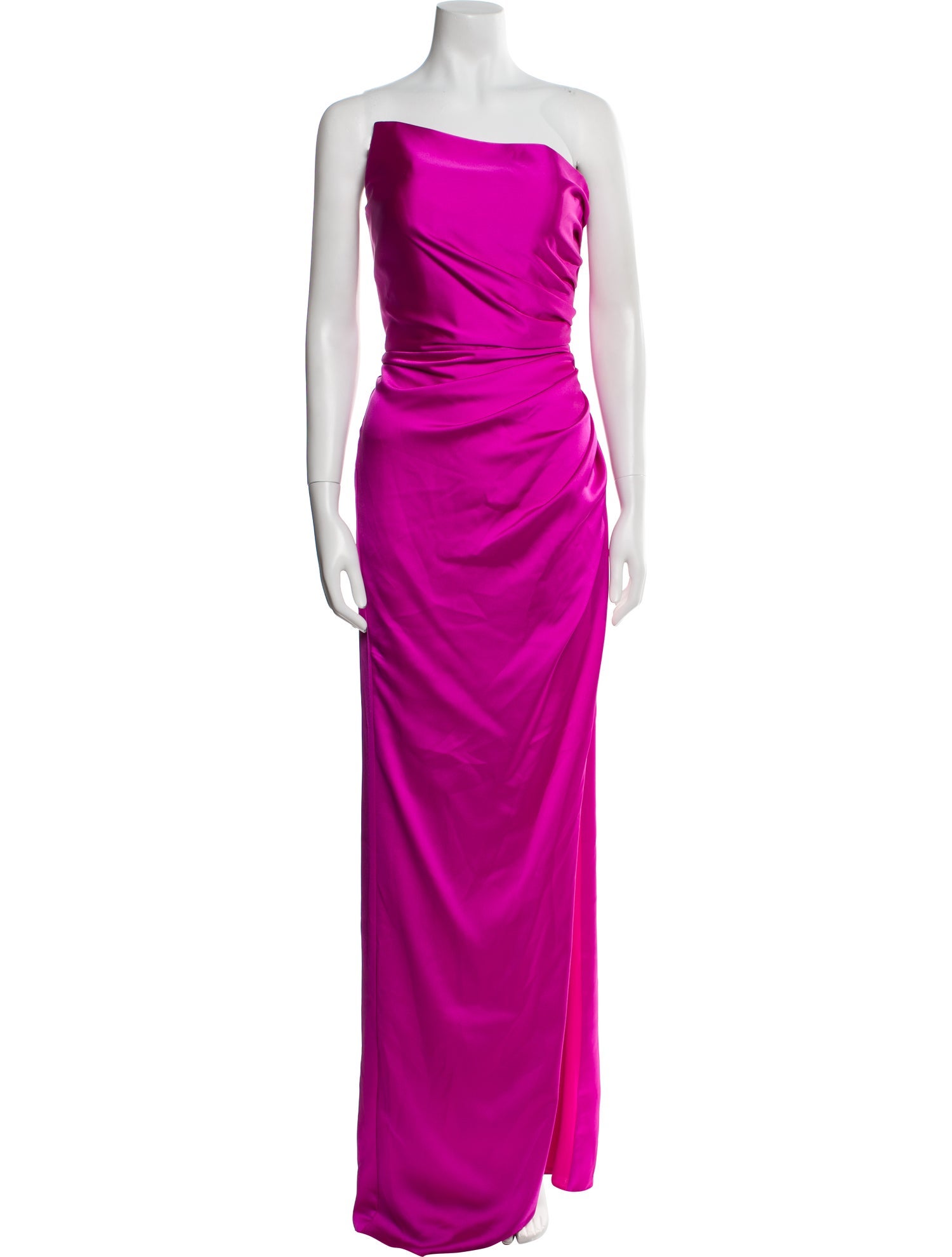 Tarik Ediz Strapless Long Dress