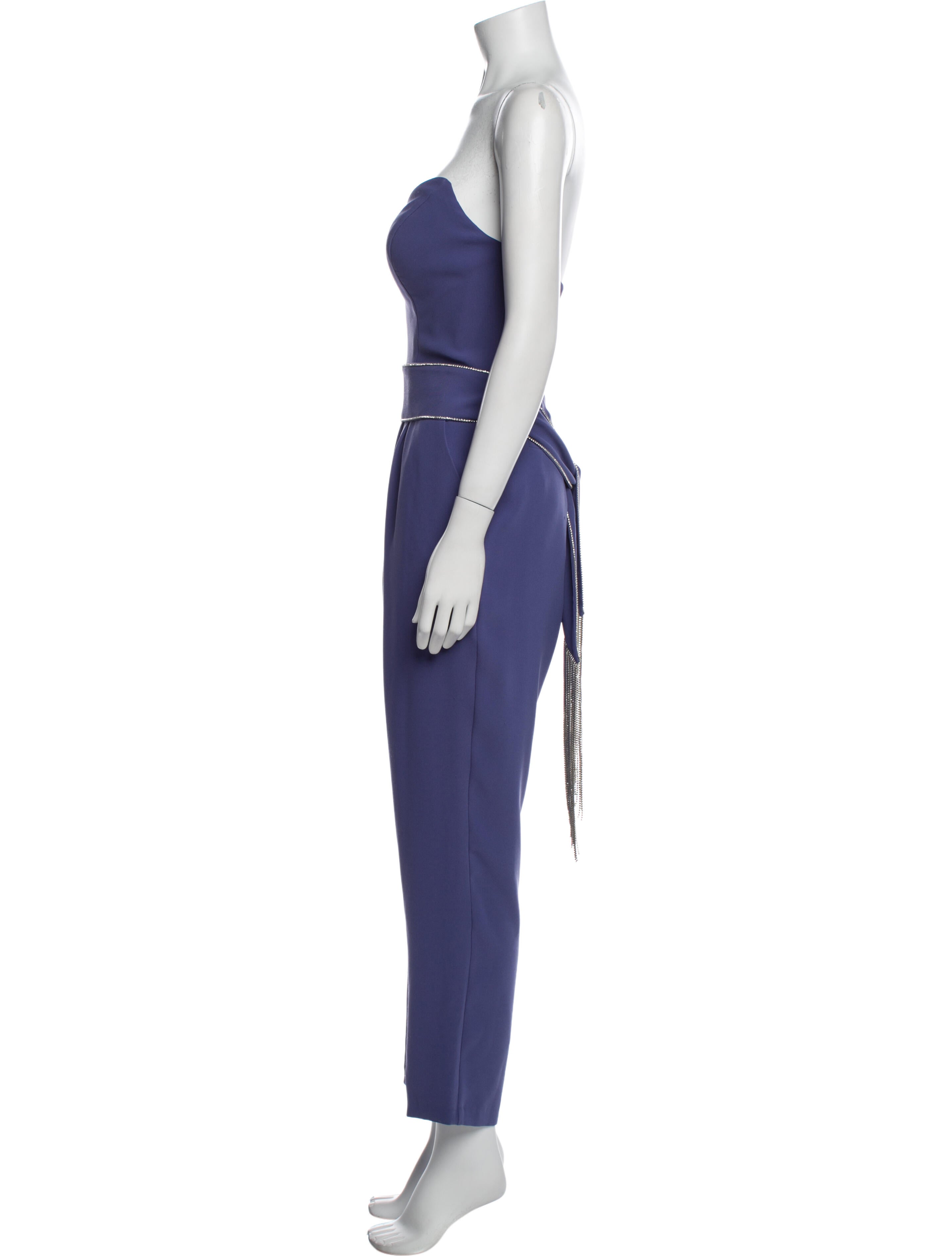 Tarik Ediz Strapless Jumpsuit
