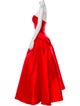 Tarik Ediz Strapless Long Dress