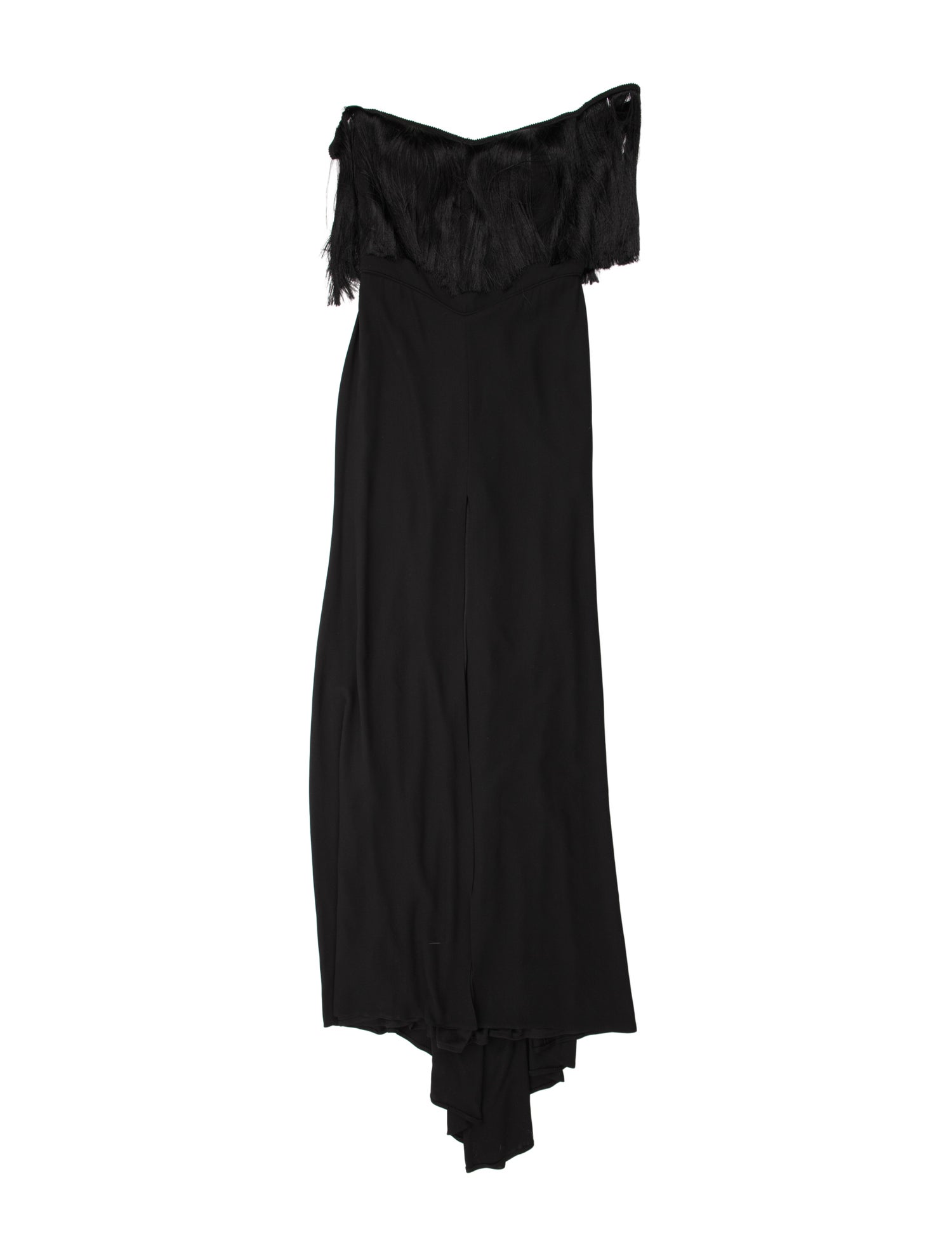 Tarik Ediz Strapless Long Dress