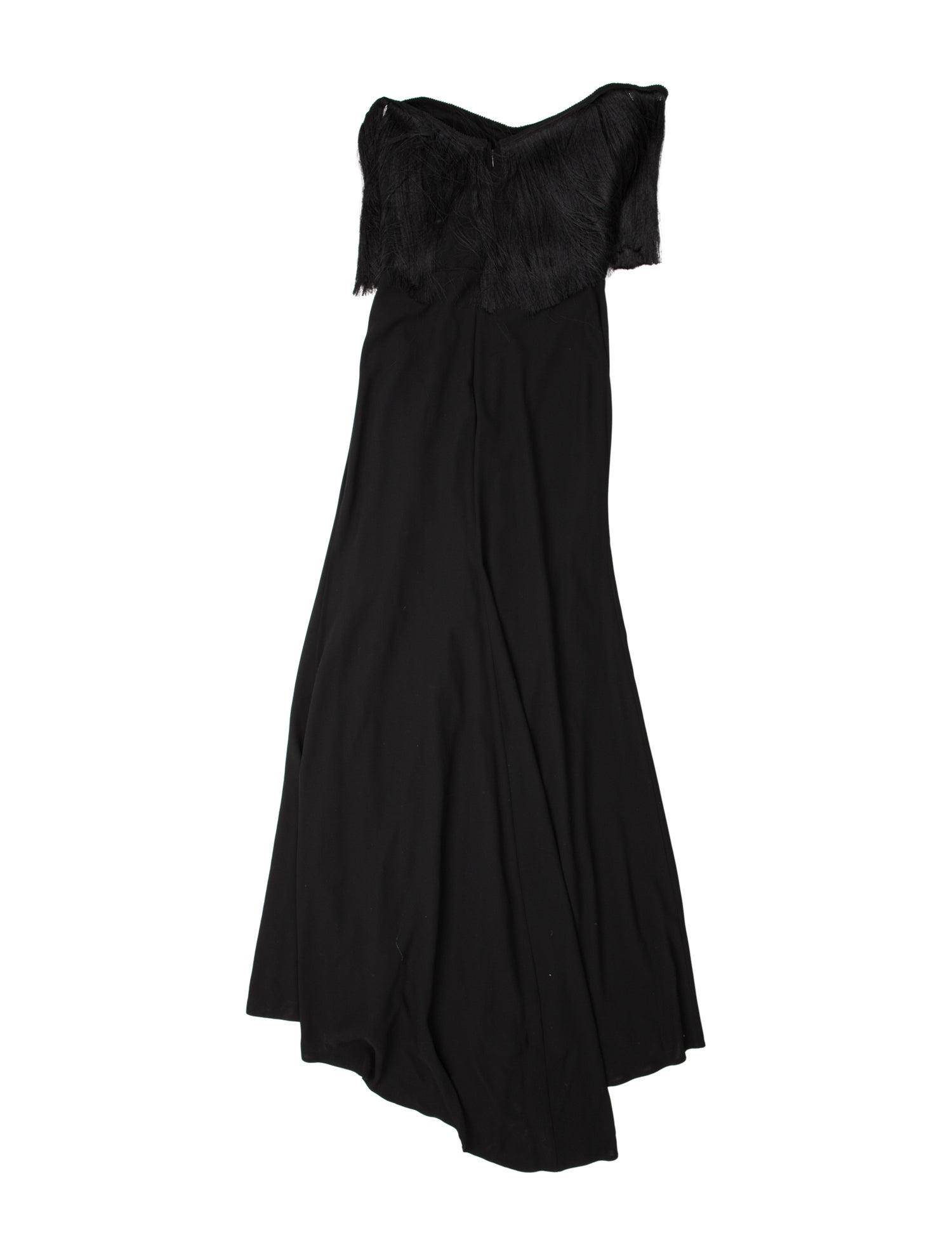 Tarik Ediz Strapless Long Dress