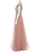Tarik Ediz V-Neck Long Dress
