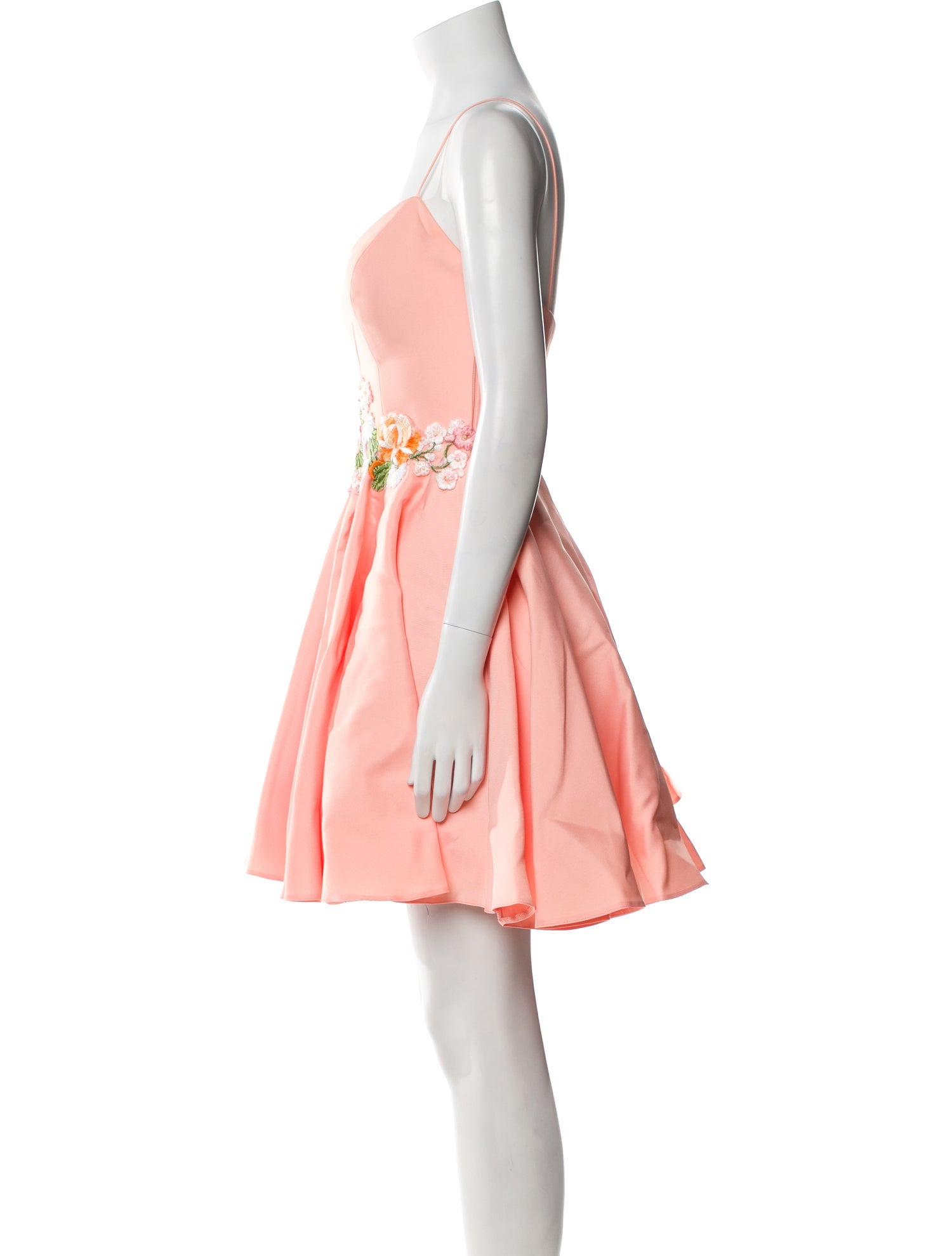 Tarik Ediz V-Neck Mini Dress