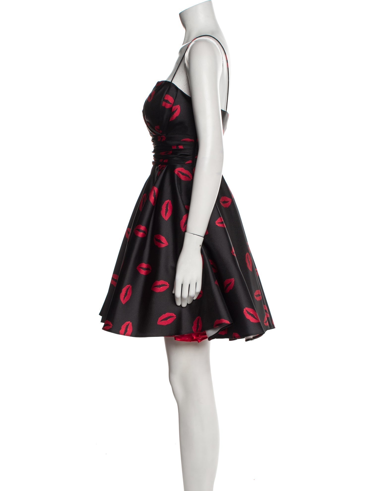 Tarik Ediz Printed Mini Dress w/ Tags